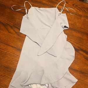 Elegant Blue Women's Dress